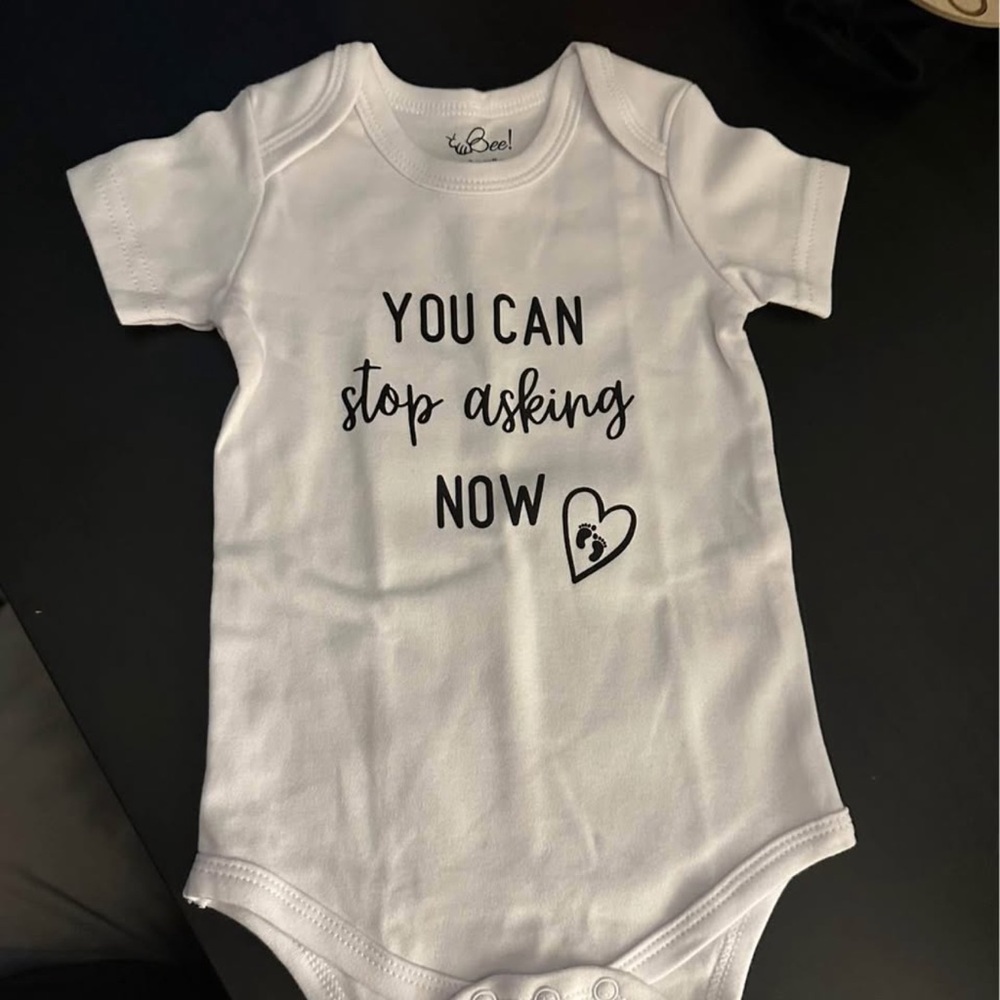 Pregnancy Announcement Onsie